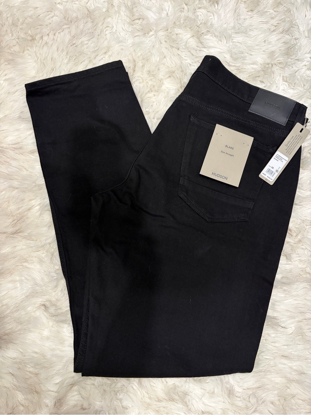 Hudson Jeans Men's Blake Skinny Jeans in Black